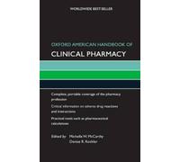 Michelle McCarthy Oxford American Handbook of Clinical Pharmacy (Tascabile)