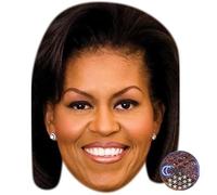 Michelle Obama Maschere di persone famose, facce di cartone