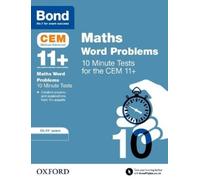 Michellejoy Hughes Bon Bond 11+: CEM Maths Word Problems 10 Minute (Tascabile)