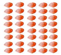 micherr 50 pezzi di petali di vetro forniture artistiche 12 x 20 mm perline di vetro accessori fatti a mano per forcine per la creazione di gioielli