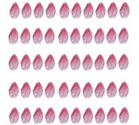 micherr 50 pezzi di petali di vetro forniture artistiche 12 x 20 mm perline di vetro accessori fatti a mano per forcine per la creazione di gioielli