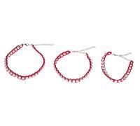 MICHI Collana Crochet 18-25Cm (7-10"), Red, S