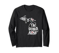Michigan Euchre Pick It Up I'm Going Alone - Gioco di Carte Maglia a Manica
