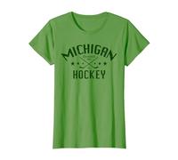 Michigan Hockey fondato nel 1902 Maglietta, Donna, Erba, 3XL