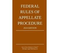 Michigan Legal Publishing Ltd Federal Rules Of Appellate Pro Book NUOVO
