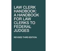 Michigan Legal Publishing Ltd Law Clerk Handbook (Tascabile)