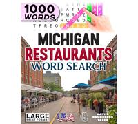 Michigan Restaurants Word Search: Large Print
