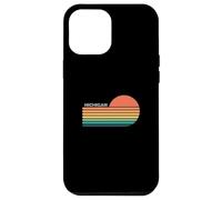Michigan Retro Sunset Custodia per iPhone 12 Pro Max