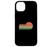 Michigan Retro Sunset Custodia per iPhone 14 Plus