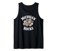 Michigan Rocks Petoskey Stones, collezionista di Rocce fossili del Midwest Canotta