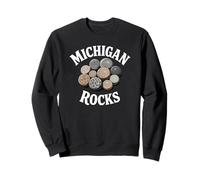 Michigan Rocks Petoskey Stones, collezionista di Rocce fossili del Midwest Felpa