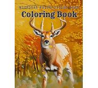 Michigan White-Tailed Deer Coloring Book