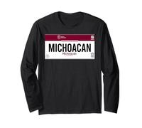 Michoacán Mexico State License Plate Mexicans Souvenir Maglia a Manica