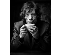 Mick Jagger beve caffè profumato | Poster | Arte murale | Decorazione per la casa |