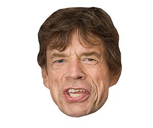 Mick Jagger Maschere di persone famose, facce di cartone