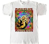 Mick Ronson Poster Short Sleeve Tee Unisex T Shirt White L