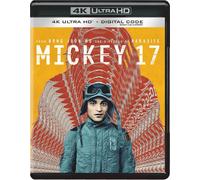 Mickey 17 (4K Ultra HD + Digital) (4K UHD Blu-ray) Robert Pattinson Naomi Ackle
