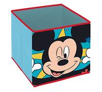 ARDITEX - Contenitore organizzatore pieghevole Topolino di Licenza Ufficiale Disney - 31x31x31cm - Per riporre giocattoli, vestiti e accessori