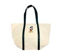 Mickey Cotton Canvas Shopping Bag 35x31x20cm, Mickey