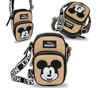 Mickey Disney Mini borsa/marsupio in paglia intrecciata 18x7x12 cm