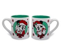 Mickey E Minnie Mouse Vacanza Tazze, Set Di 2 Ogni Contiene 414ml
