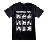 Mickey ET Friends - Many Moods of Mickey - Maglietta da Uomo (S)