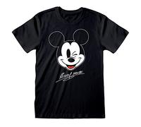 Mickey ET Friends - Topolino - Maglietta da Uomo (M)