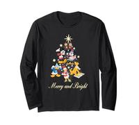 Mickey Mouse and Friends Merry And Bright Natale Maglia a Manica
