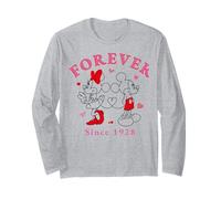 Mickey Mouse And Minnie Forever Valentine Maglia a Manica