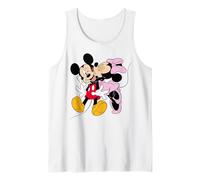 Mickey Mouse And Minnie Kiss Valentine Canotta