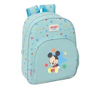 MICKEY MOUSE BABY - Zaino per bambini, ideale per bambini di diverse età, comodo e versatile, qualità e resistenza, 28 x 10 x 34 cm