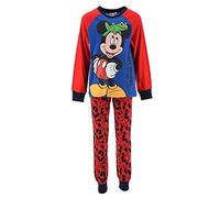 Mickey Mouse Bambino Pigiama Lungo (Blu,8 Anni)