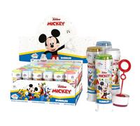 Mickey Mouse, bolle di sapone, 60 ml, 36 pezzi, 23,5 x 23,5 x 12 cm