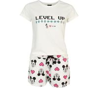 Mickey Mouse Cheat Code Donna Pigiama Multicolore XL 100% Cotone Regular