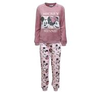 Mickey Mouse Donna Pigiama Lungo (Rosa,M)