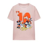 Mickey Mouse & FriendsMaglietta 10° Compleanno Gruppo Vintage Donna (TV25363)
