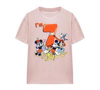 Mickey Mouse & FriendsMaglietta 7° Compleanno Gruppo Vintage Donna (TV25358)