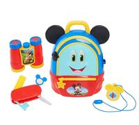 Just Play Zaino Mickey Mouse Funhouse Adventures - Zaino Disney Junior Mickey e kit esploratore per bambini, kit esploratore per bambini, multicolore