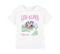 Mickey Mouse Les Alpes Unisex Kids T Shirt Bambini e Ragazzi