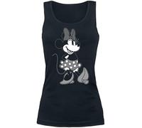 Mickey Mouse Minnie Grey Beauty Donna Canotta nero S 100% cotone Regular