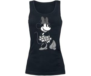 Mickey Mouse Minnie Grey Beauty Donna Canotta Nero XXL 100% Cotone Regular