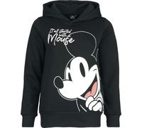 Mickey Mouse Minnie & Topolino It all Started with a Mouse Donna Felpa con Cappuccio Nero M
