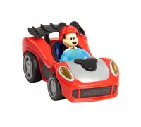 Just Play Topolino Rev 'n Glow Racer con luci e suoni, auto di Topolino, frasi di Topolino, giocattoli per bambini dai 3 anni