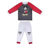 Pigiama Manica Lunga Velour Cotton Mickey Mouse GRIGIO - 2 Anni | MASCHIO CERDà