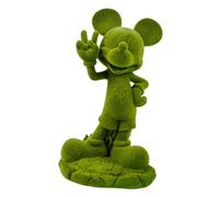 Mickey Mouse - Statuetta decorativa da giardino in poliresina, 20,5 cm, con licenza ufficiale, resistente alle intemperie, per giardino, balcone e soggiorno, elegante idea regalo