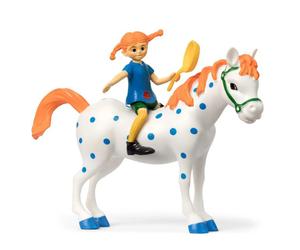 Micki Bambola Pippi And Lilla Gubben Figurine Set