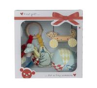MICKI Bloom - Set regalo per bambini, giocattolo con sonaglio, palla | Montessori - Set di giocattoli sensoriali per il primo compleanno, per bambini da 0 a 10 mesi, idea regalo per bambini e