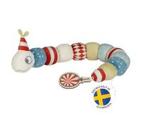 Micki Twinklebug - Giocattolo sensoriale per bambini, con massaggiagengive | Morbido bruco Montessori giocattolo bambino con campanello, luce, cigolio, effetto scoppio, posizione addominale e passeggino
