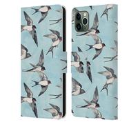 MICKLYN LE FEUVRE PATTERN CUSTODIA COVER A PORTAFOGLIO PER APPLE iPHONE TELEFONI