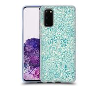 MICKLYN LE FEUVRE PATTERN FLOREALI CUSTODIA COVER MORBIDA IN GEL PER SAMSUNG 1